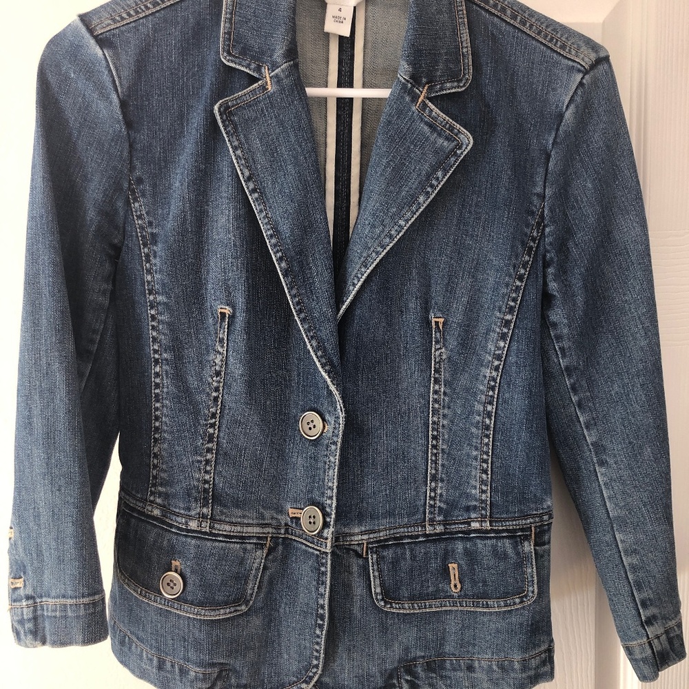 Talbots Jean Jacket